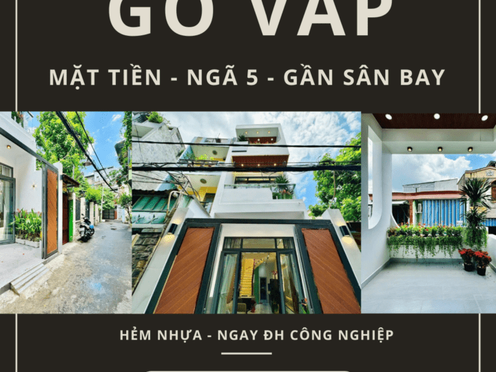 Đừng bỏ lỡ cơ hội sở hữu căn nhà đẹp tại Gò Vấp!